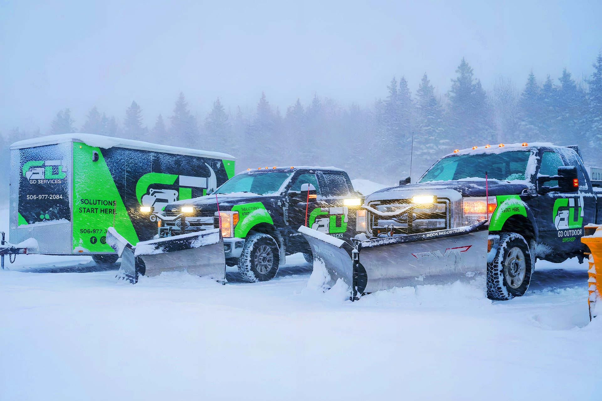 Snow plowing and salting Saint John NB — GD Outdoor Services